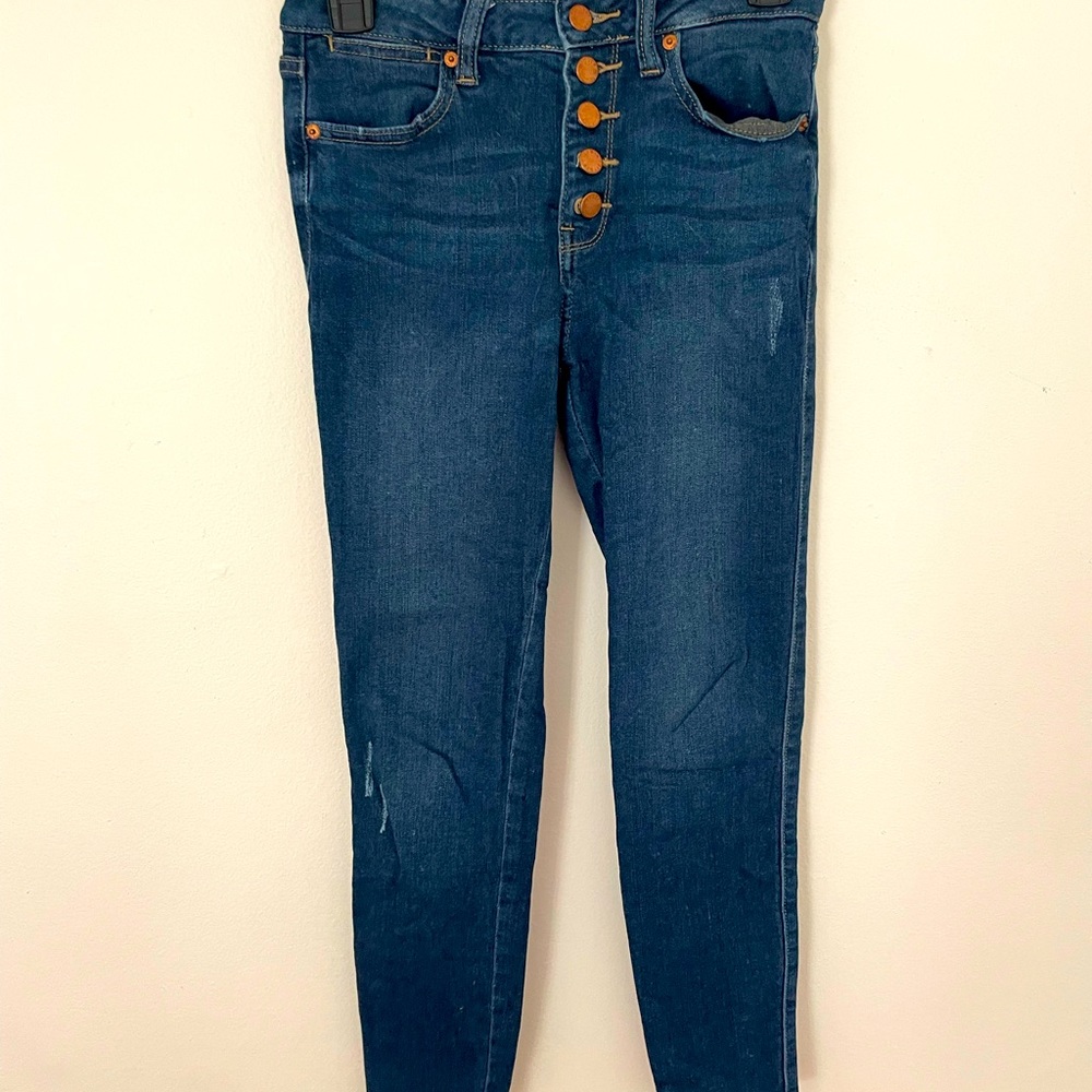 Blue skinny jeans. Size 26. Just USA brand